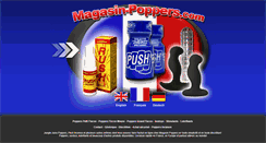 Desktop Screenshot of magasin-poppers.com
